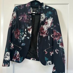 LAST CHANCE - Navy floral Helene blazer size large